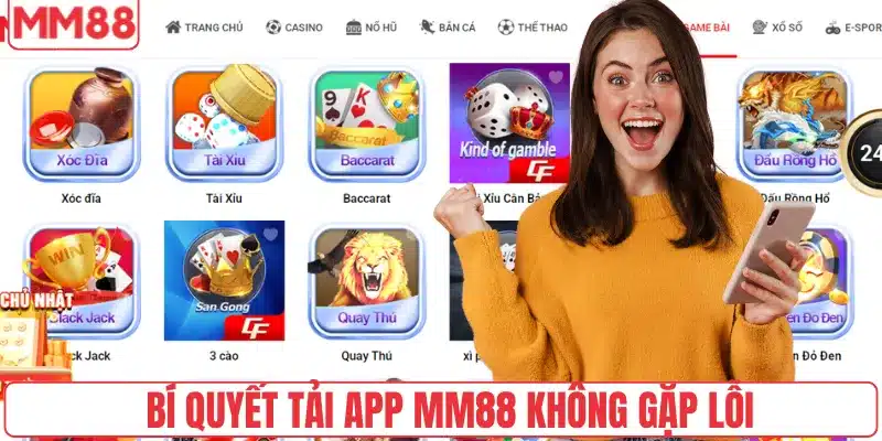 Bí quyết tải app MM88 không gặp lỗi
