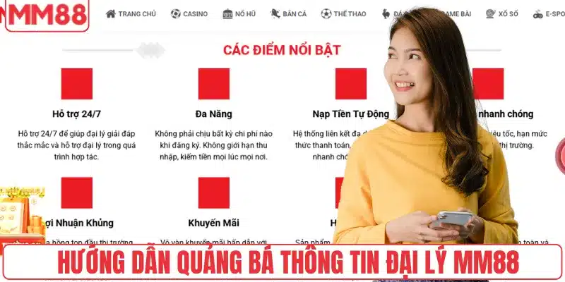 Hướng dẫn quảng bá thông tin đại lý MM88