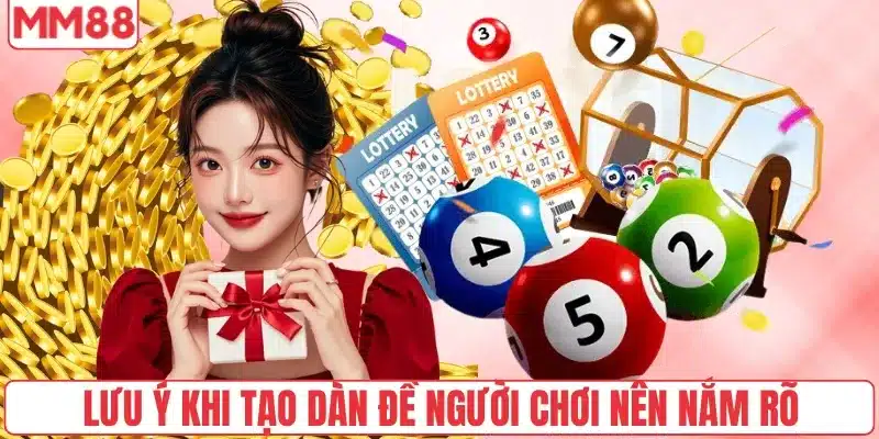 Bật Mí Cách Tạo Dàn Đề Chi Tiết Nhất Từ MM88 5 Lưu ý khi tạo dàn đề người chơi nên nắm rõ